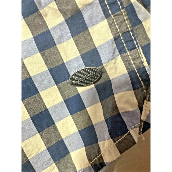 Scotch & Soda Vacanza Long Sleeve Button Down Mens Sz Xxl Casual Preppy Gingham - Picture 2 of 7